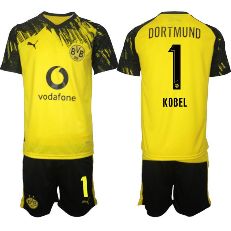 Men 2025-2026 Club Borussia Dortmund home Yellow #1 Soccer Jersey->borussia dortmund jersey->Soccer Club Jersey